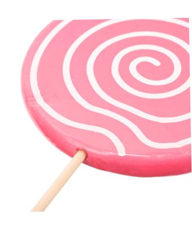 Warmhm 5pcs Candy Lollipops Crafts Pendant Boys Artificial Lollipop Giant Fake Lollipops Handmade Fruit Flavored Lollipops Swirl Lollipops Baby Items Wooden Rainbow Candy Manual Toddler Pinkx5pcs 14*1CMx5pcs - Buy Online on SooperMarket.com