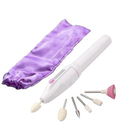 Electric P EEN Cordless Electric Nail File Manicure Peedicure Tool with 5 Nail Drill Portable Electric Nail Drill Rechargeable Electric Nail File Nail File for Nail Care Trim Polish - Buy Online on SooperMarket.com