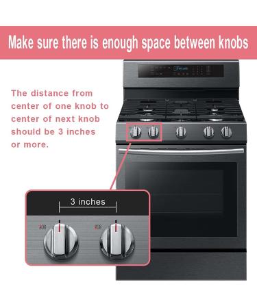 6-Pack Double-Key Gas Stove & Oven Knob Covers for Child Safety - Buy Online on SooperMarket.com