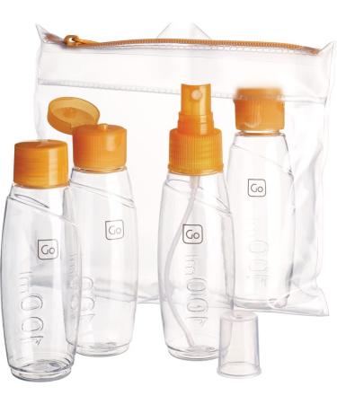 Buy Design Go Cabin Bottle Set - Durable & Stylish Orange Travel Bottles One Size - Perfect for International Shipping - Buy Online on SooperMarket.com
