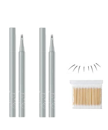 Familiarn Eyeliner Familiarn Double Tip Lower Eyelash Pencil 2Pack Familiarn Eyeliner Double Tip Lower Eyelash Pencil (Black)