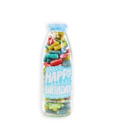 Happy Birthday Vegan Rainbow Pencils Sweets 340g