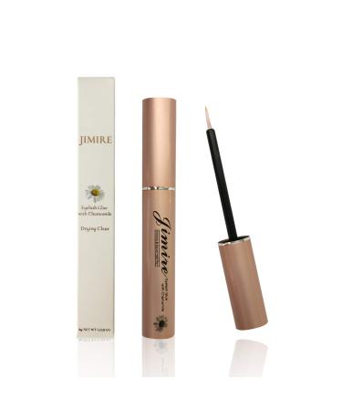 JIMIRE Eyelash Glue Clear | Secure Hold for False Eyelashes | Latex-Free Eyelash Adhesive with Chamomile Suitable for Sensitive Eyes