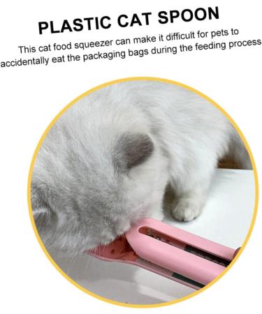 VILLCASE Puppy Food Wet Cat Strip Squeezer Breast Bottle for Baby Cat Treat Dispenser Cat Wet Food Scoop Cat Food Tool - Buy Online on SooperMarket.com