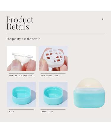 0.25 oz Empty Lip Balm Containers - 12 Pack Square Tubes for Natural Lip Care - DIY & BPA Free (Blue) - Buy Online on SooperMarket.com