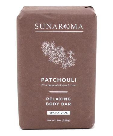 Sunaroma Patchouli Soap Bar 8oz (236ml) - 3 Pack | Natural Handmade Soap Bars - Buy Online on SooperMarket.com