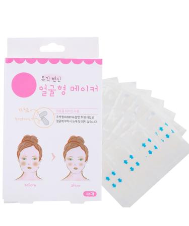 40PCs Invisible Lift Face Sticker Make Up Kinnlifting Pads Face Thin Tape thin face sticker for tightening the skin and eliminates folds face invisible tape professional plaster sticker