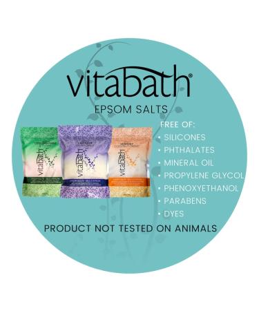 Vitabath Lavender Chamomile Epsom Salts - 36 oz - Relaxing Detox Aromatherapy for Muscle Soreness Relief - Nourishing Skincare for Women & Men - Cruelty-Free - Buy Online on SooperMarket.com
