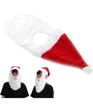 Mustaches Fake Mustache Adjustable Simulation White Fake Moustache Santa Claus Beard Costume Cosplay for Halloween - Buy Online on SooperMarket.com