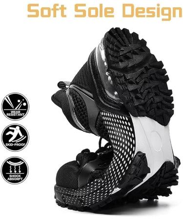 Lamincoa Women's Air Running Shoes - Non Slip Athletic Sneakers, Size 8, Black - Buy Online on SooperMarket.com