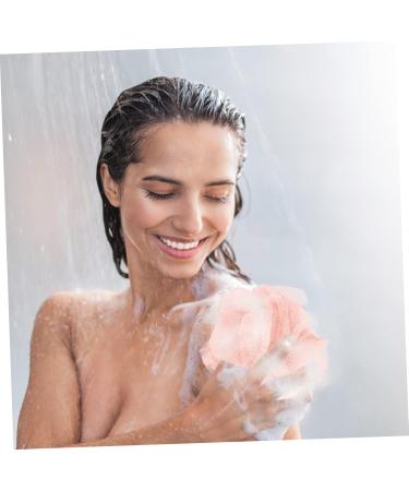 Buy 3-Piece Bath Towel Set with Lotion Gloves Bath Sponge & Back Scrubber - Deep Cleaning Tool - Purple - International Shipping Available - Buy Online on SooperMarket.com