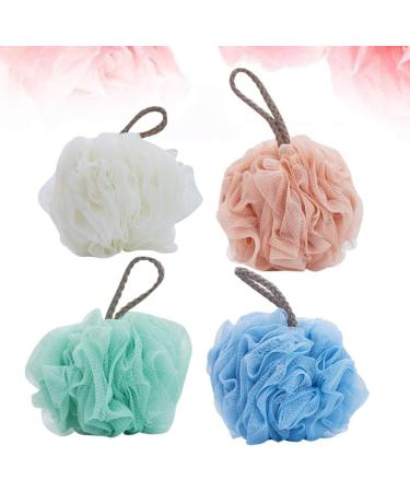 Buy Cabilock 4pcs Cleaning Sponge Set - Bath & Shower Scrubber for Men & Women - Durable Mesh Bath Balls for Effective Cleaning - Buy Online on SooperMarket.com