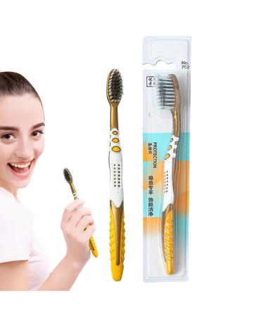 Rissunkv travel toothbrush set toothbrush with soft bristles manual clean toothbrush with soft bristles - soft toothbrush with dental floss sensitive soft toothbrush for family women and