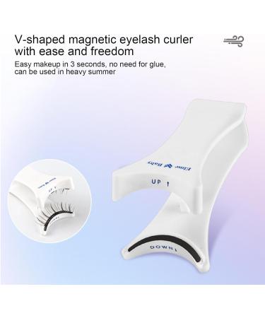Generic Magnetic False Eyelashes - 2 Pair 3D Eyelashes with Applicator False Lashes Kit Natural Look Reusable Lashes with Applicator 3D Artificial Eyelashes for Women - Buy Online on SooperMarket.com