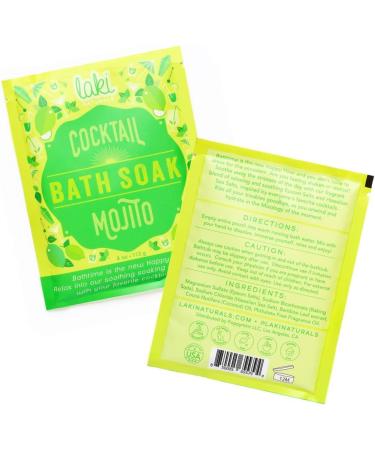 Laki Naturals Cocktail Bath Soaks - Muscle Recovery Epsom Salt Soak - 6 Pack - Buy Online on SooperMarket.com