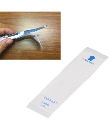 100Pcs Digital Thermometer Covers Disposable Electronic Thermometer Protective Sleeves Safe Hygienic Oral Thermometer Cover Sleeve for Hospital - Buy Online on SooperMarket.com
