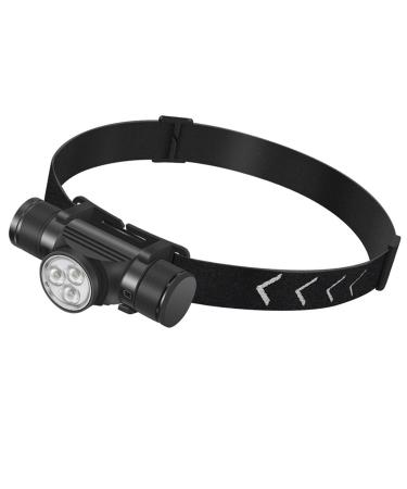 Headlamp Aluminum Alloy Headlamp Adjustable Brightness Lightweight LED for Camping