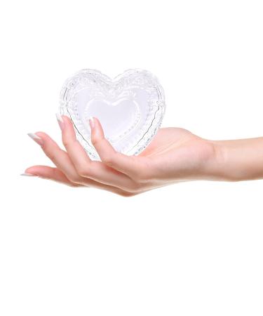 JND Professional Acrylic Liquid Monomer Dappen Dish & Lid - Glass Crystal Nail Art Powder Cup (Filigree Heart) - International Shipping Available - Buy Online on SooperMarket.com