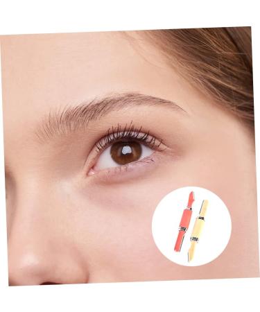 Housoutil Double-Headed Eyebrow Brush Set for Women - 2 Sets Red Eyebrow Makeup Tool - Buy Online on SooperMarket.com
