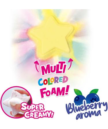 Buy INKEE FOAMY STAR Children's Bath Bomb - Blueberry Aroma | 70g Star-Shaped Creamy Bath Ball for Kids - Buy Online on SooperMarket.com