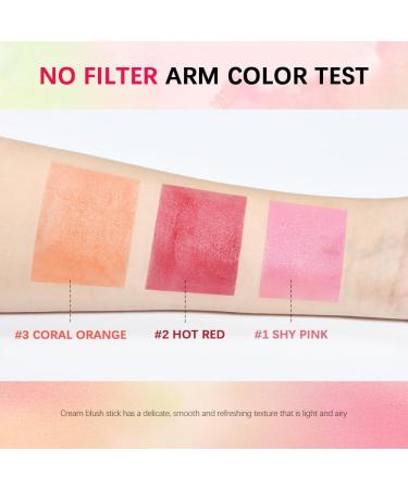 Lovelycat On-the-Go Makeup Blush Stick Tinted Moisture Stick Shadow Lips Cheek Blusher Creamy Makeup Long Lasting Natural Nude Makeup for All Skin (pink) - Buy Online on SooperMarket.com