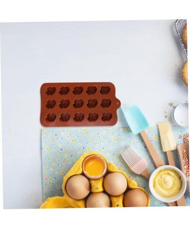 PRETYZOOM 6 Pcs Heart Silicone Molds Gum Paste Molds Chocolate Bar Molds Silicone Lollipop Mold Cupcake Molds Cookie Mould Semi Sphere Silicone Alphabet Silicone Molds Suite 3D Flower Shape - Buy Online on SooperMarket.com