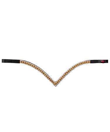 Start Wodenhringriemen horse glitter headband leather diamond horse stirring strap swing for bridle head straps for horses size warm blood thoroughbred and pony (bangs black/LCT) pony black/LCT
