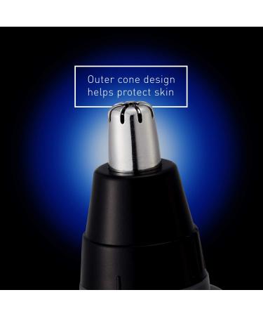 Panasonic Men's Ear and Nose Hair Trimmer | Wet/Dry, Hypoallergenic Dual Edge Blade | ER-GN30-H Black - Buy Online on SooperMarket.com
