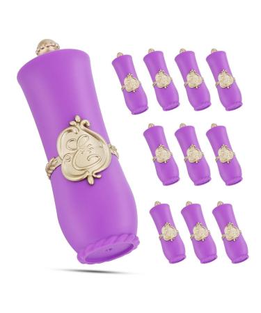 Royal Style Chapstick Container | DIY Lipstick & Lip Balm Tubes - Purple 10 Pcs Edition #4 | International Shipping - Buy Online on SooperMarket.com
