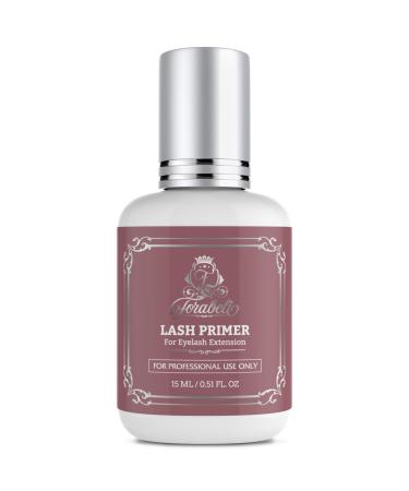 Lash Primer Rose for Eyelash Extensions 15 ml Forabeli | Increase Adhesive Bonding Power for Better Retention | Protein Oil Remover | Pre treatment for Individual Semi Permanent Extension Glue Supplies