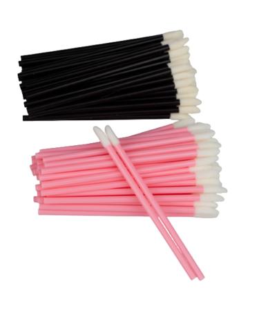 100 PCS Disposable Lip Brushes Wands Lipstick Applicators Lipstick Concealer Brushes for Lips Eyes and Makeup Application
