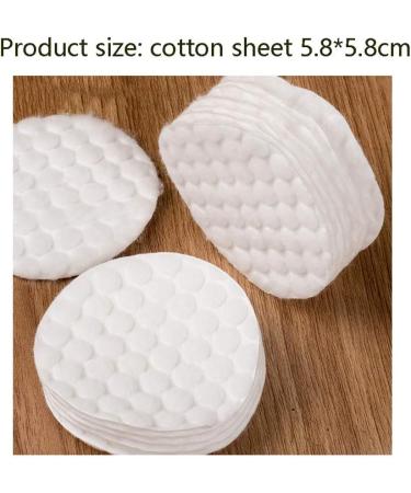 Portable Cleansing Cotton 60 pcs/bag Makeup Remover Cotton Pads washable Wipe cleansing Oil Skin care Facial care Make Up Cosmetic wipe Soft Comfortable (Color : White) - Buy Online on SooperMarket.com