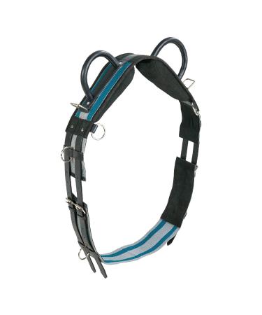 Lunging Girth Double Minishetty grey/teal green