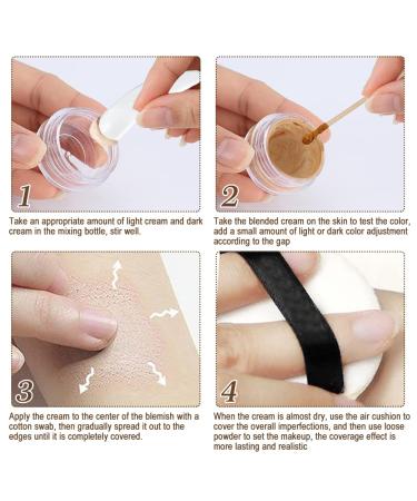 Professional Waterproof Tattoo Concealer & Scar Cover Makeup Set - Buy Online on SooperMarket.com