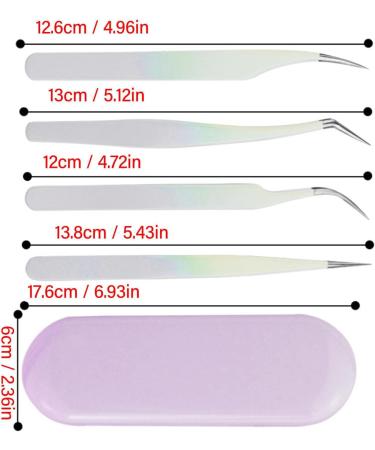 DIY Eyelash Appliances Tool Set - Premium Eyelash Tweezers Stainless Steel Scissors & Cluster Tweezers for Extensions - Enhance Your Beauty! - Buy Online on SooperMarket.com