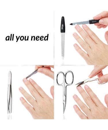 Buy marQus 3-Piece Travel Manicure Set - Solingen Nail Care Scissors & File | Perfect for On-The-Go Grooming - Buy Online on SooperMarket.com