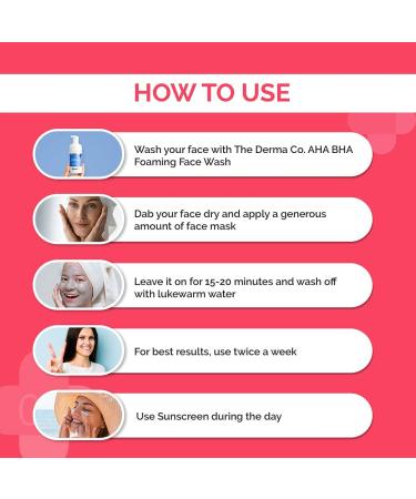 2% Salicylic Acid Face Mask for Acne - 50g for Men & Women | Dermaco - Buy Online on SooperMarket.com
