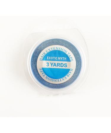 Double Sided Hair Extension Tape - Long-lasting Hold (Blue, 10mm x 3 yards) - Buy Online on SooperMarket.com