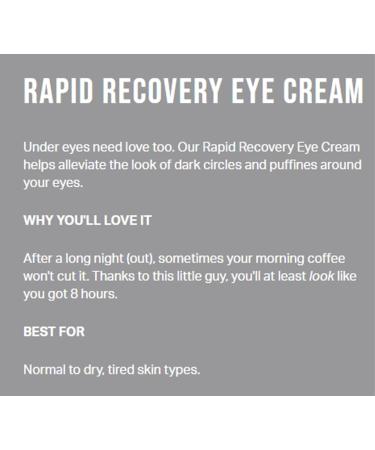 Shop EVERY MAN JACK Revive Recovery Eye Cream 0.5 FZ - Ultimate Hydration for Men's Skin | International Shipping Available - Buy Online on SooperMarket.com