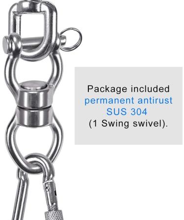 SELEWARE Silent Bearing Swing Swivel  360 Rotational Device Hanging Accessory with Removeable Buckle for Tree Swing  Hammock Chair  Climbing Rope  Yoga  Kids Swing Swivel 1200LB Capacity Swivel - Style A - Buy Online on SooperMarket.com