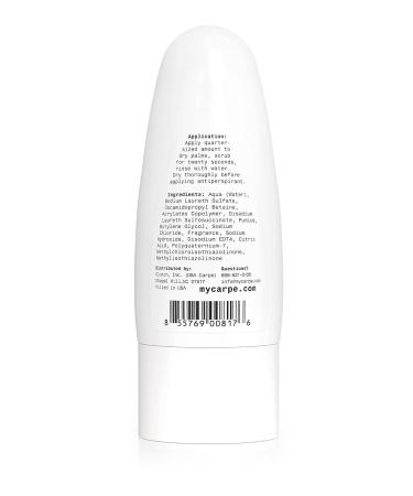 Carpe Exfoliating Underarm Scrub - Boost Deodorant Performance | Minty Fresh Armpit Exfoliator for Men & Women (3 Pack 3.3 Fl Oz - Buy Online on SooperMarket.com
