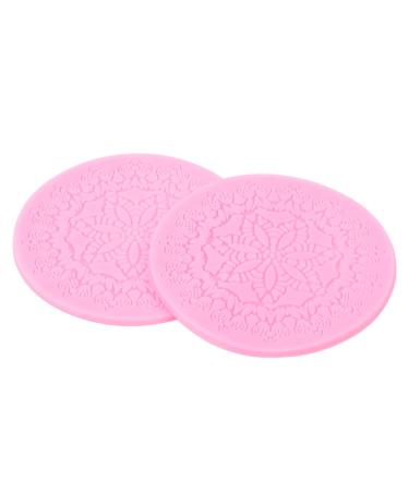2pcs Silicone Chocolate Mold Fondant Lace Mat Silicone Dessert Mould Silicone Lace Mold Non Stick Baking Pan Clay Tool Decor Hosuehold Baking Supplies Self Made Silica Gel Mold Pad 12X12X0.5CM