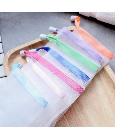 Invoda Handmade Soap Bubbles - Double-Layer Cord Striker & Foam Network for Body & Facial Cleaning (5 Pieces) - Eco-Friendly Bath Tools for Peeling & Refreshing Skin - Buy Online on SooperMarket.com