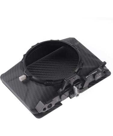 Runshuangyu Mini Lightweight Matte Box with Top Flag for DSLR Mirrorless Camera | Clamp-On, 4x4 4x5.65 Filter Compatible (Basic Version) - Buy Online on SooperMarket.com