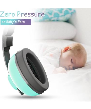 FungLam Baby Ear Defender Noise Cancelling Headphones for Kids Noise Reduction Earmuffs Adjustable Headband Hearing Protection for 0-3 baby/Years Infant/Toddlers Green - Buy Online on SooperMarket.com