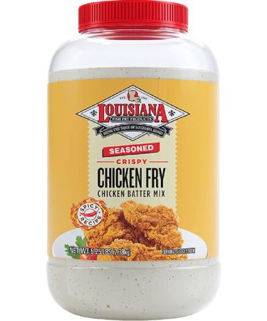 LOUISIANA Fish Fry Products Seasoned Chicken Fry 1 Gallon (5.25 lbs)