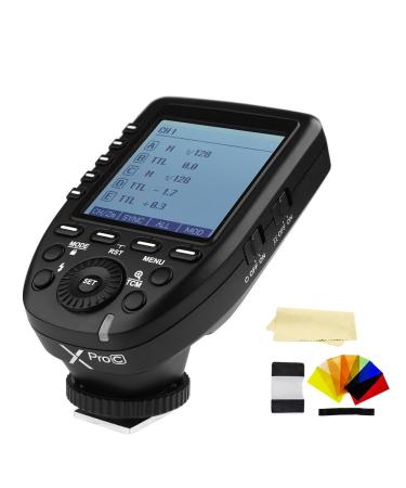 Godox XPro-C E-TTL 2.4G High-Speed Sync Wireless Flash Trigger Transmitter Compatible for Canon Cameras, 1/8000s,11 Customizable Functions,16 Groups and 32 Channels