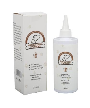 237ml Dogs and Cats Eye Cleaner Pet Eye Care Dogs Eye Rinse Liquid for Cleanse Irritated Eyes