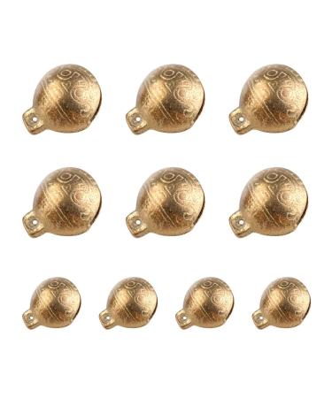 KGDUYC Brass Ring Bells - 10Pcs 25mm Dog Bell Tracking Bells Bells for Dogs and Cats