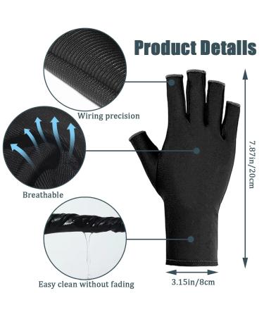Professional UPF50+ Manicure Gloves for Gel Nail Lamp | UV Shield and Skin Care Protection - Buy Online on SooperMarket.com